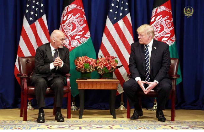 Trump, Ghani  Agree U.S. can Help Develop  Afghanistan’s Minerals